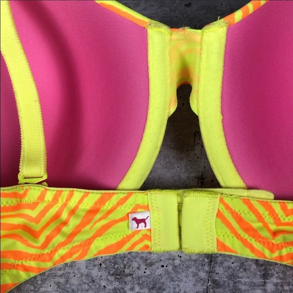 PINK Victoria secret zebra bra 36D - Picture 4 of 5